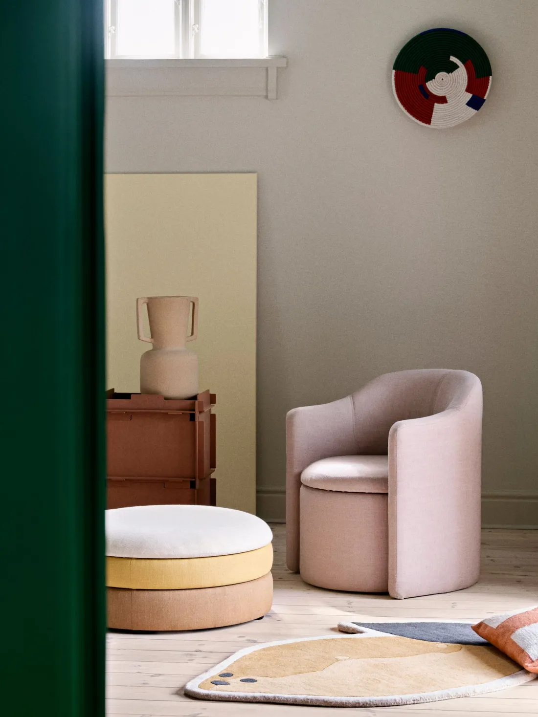 Broste Copenhagen Hanna Korbschale/Wanddekoration