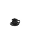 Broste Copenhagen Nordic Coal Espressotasse mit Untertasse