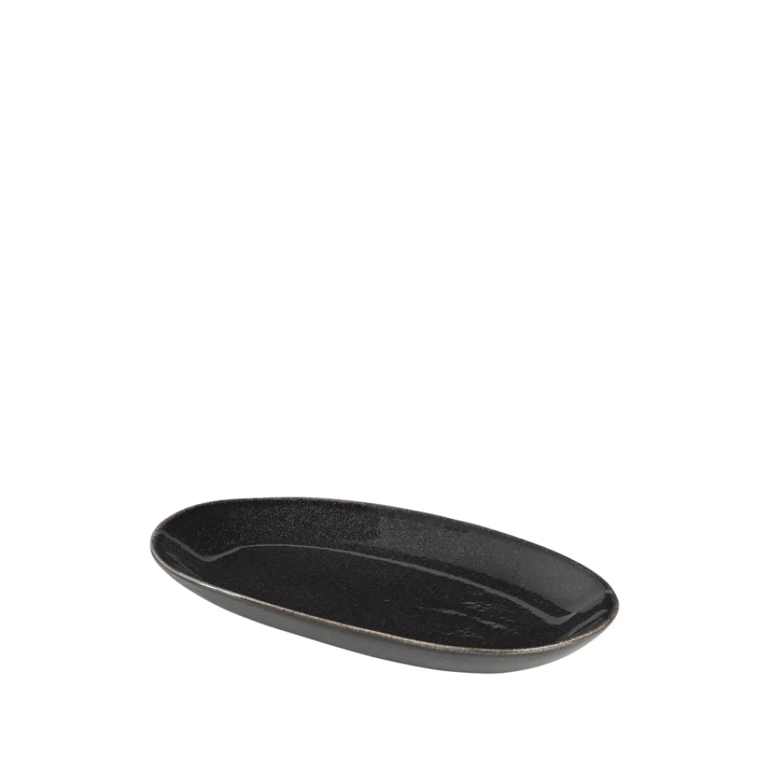Broste Copenhagen Nordic Coal Platte oval