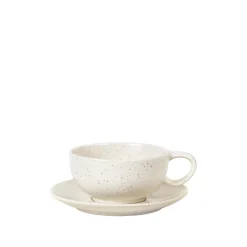 Broste Copenhagen Nordic Vanilla Tasse mit Untertasse