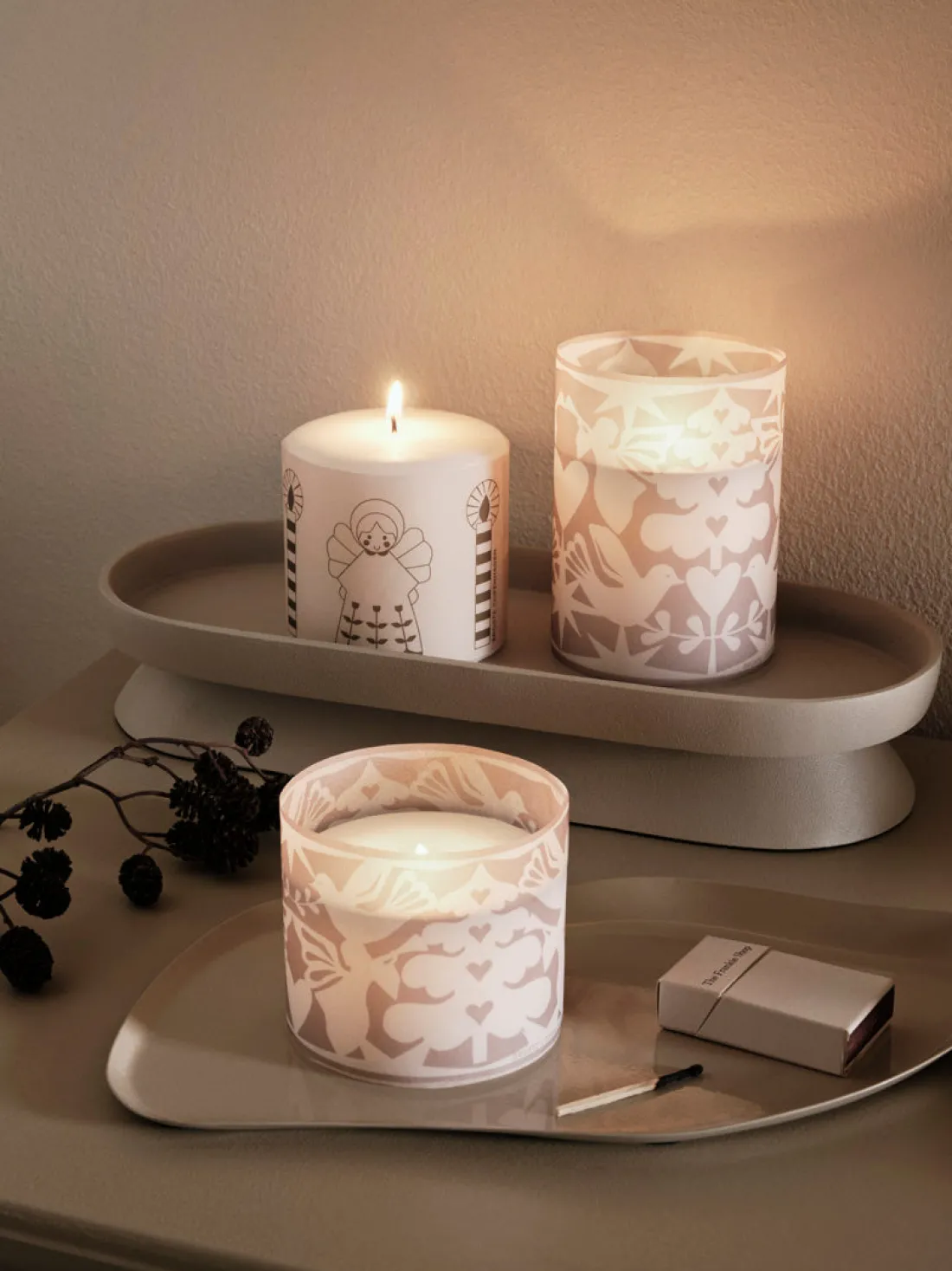 Broste Copenhagen Nostalgia Pergamentkerze