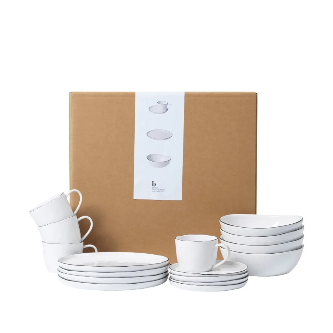 Broste Copenhagen Salt Frühstücksset für vier