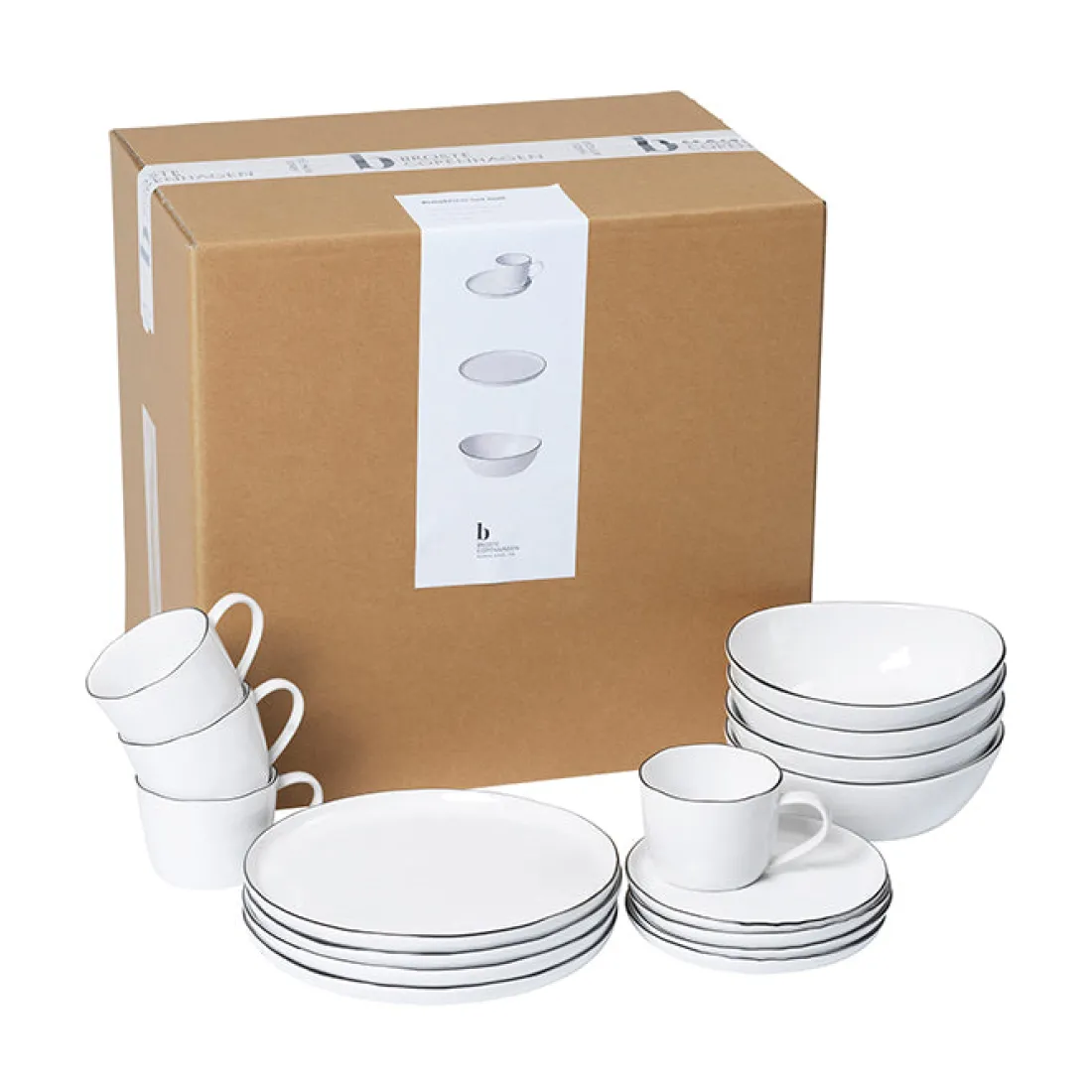 Broste Copenhagen Salt Frühstücksset für vier