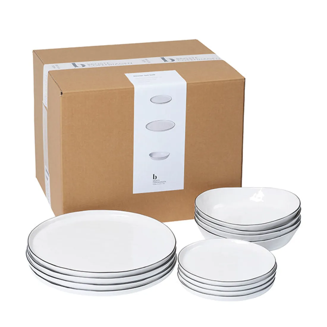 Broste Copenhagen Salt Geschirsets mittag für vier