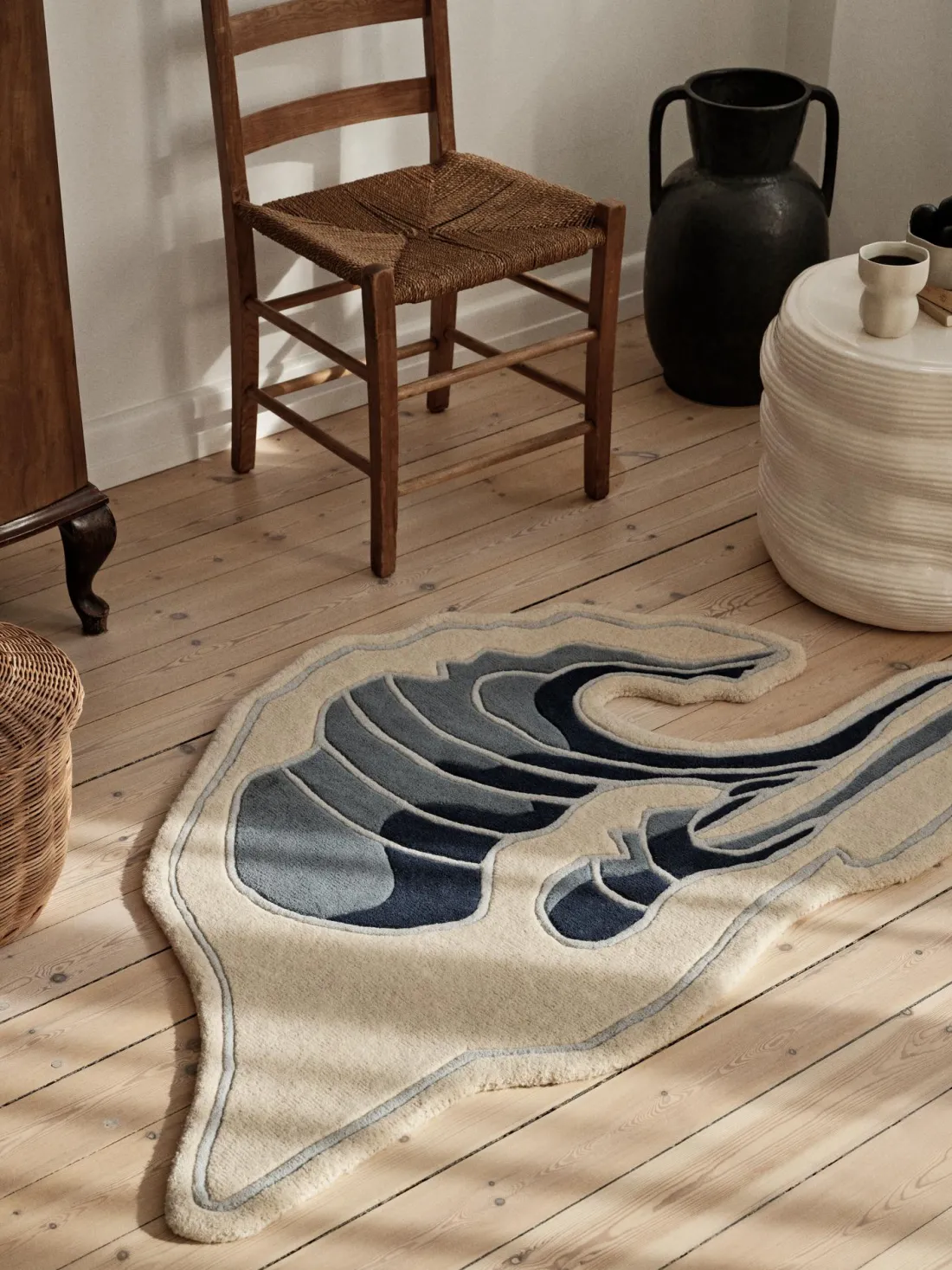 Broste Copenhagen Wave Teppich